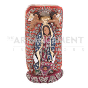 Guadalupe With Angels Sculpture