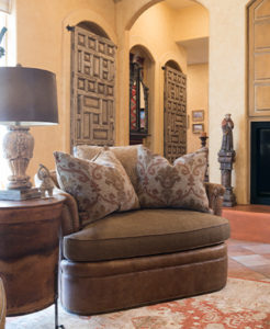 tuscan living room chair