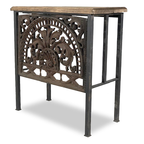 Fireplace Screen Side Table