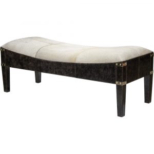 Casselton Hair-On-Hide Bench