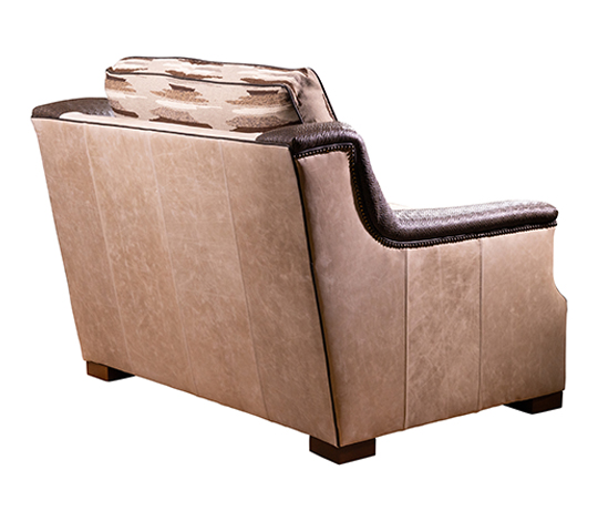 Elegant Customizable Upholstered Sofa in Neutral Fabric