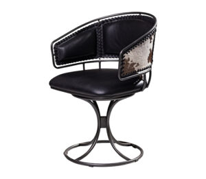 Black Leather, Luis Dining Chair
