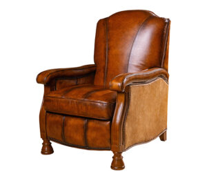 Carob Brown Leather Recliner