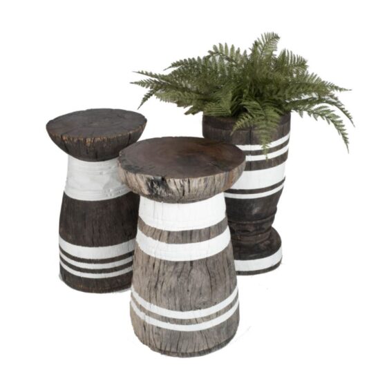 Lozi Stool Authentic Zambian Mortar