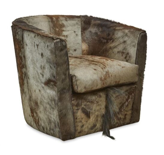 Tub Chair  Wildebeest Hide - .5 .5