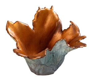 Leaf Bowl Sculpture - Small Soltice Finish - 19B01