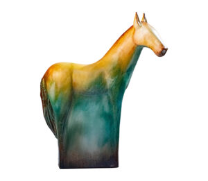 Large Large Horse Sculpture Twilight Finish - 18CB23