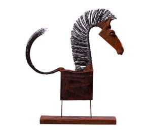 Wire Horse Sculpture Medium Body - .5 .5