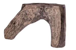 Freeform Console Table Gray Stone