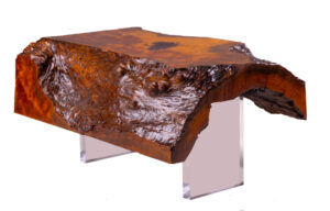 TH85339 - B Freeform Coffee Table  Dark Brown -
