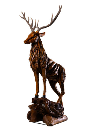 Teak Root Deer Climbing
