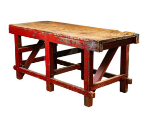 Red Work Table