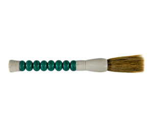 Calligraphy Brush Chinese Calligraphy "Shu Fa" Medium Green Handle
