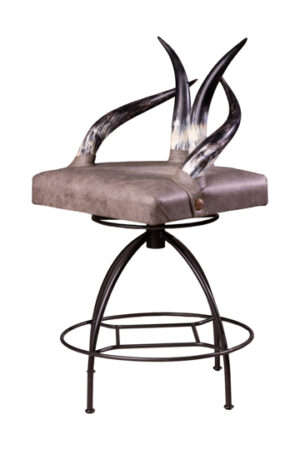 HOH Swivel Counter Stool Base - Gris Oxford Finish - .5