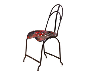 Metal Patinated Chair  -