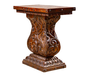 Sacred Heart Console Table 36" Coffee Bean Finish
