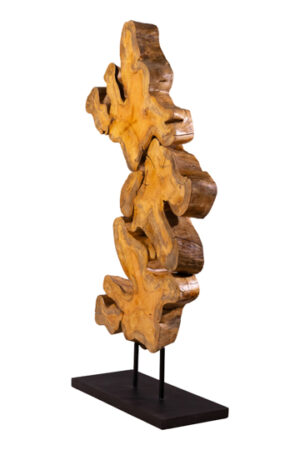 Pipal Light Wood Sculpture