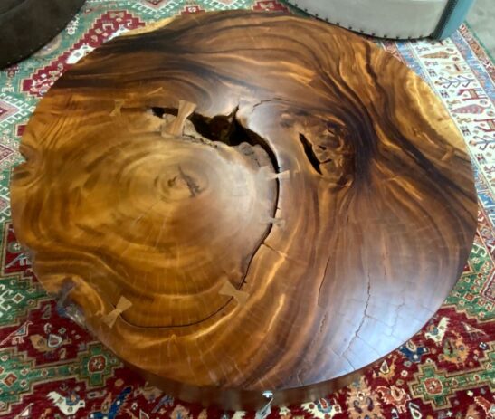 Round Freeform Coffee Table - Image 2