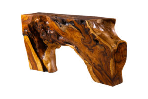 Freeform Chamcha Wood Console Table #107499