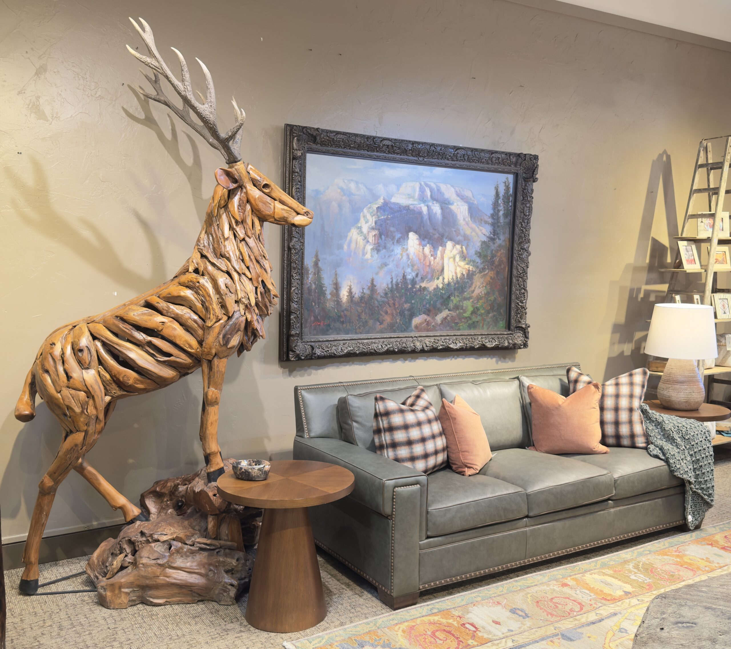 Western designed bed room