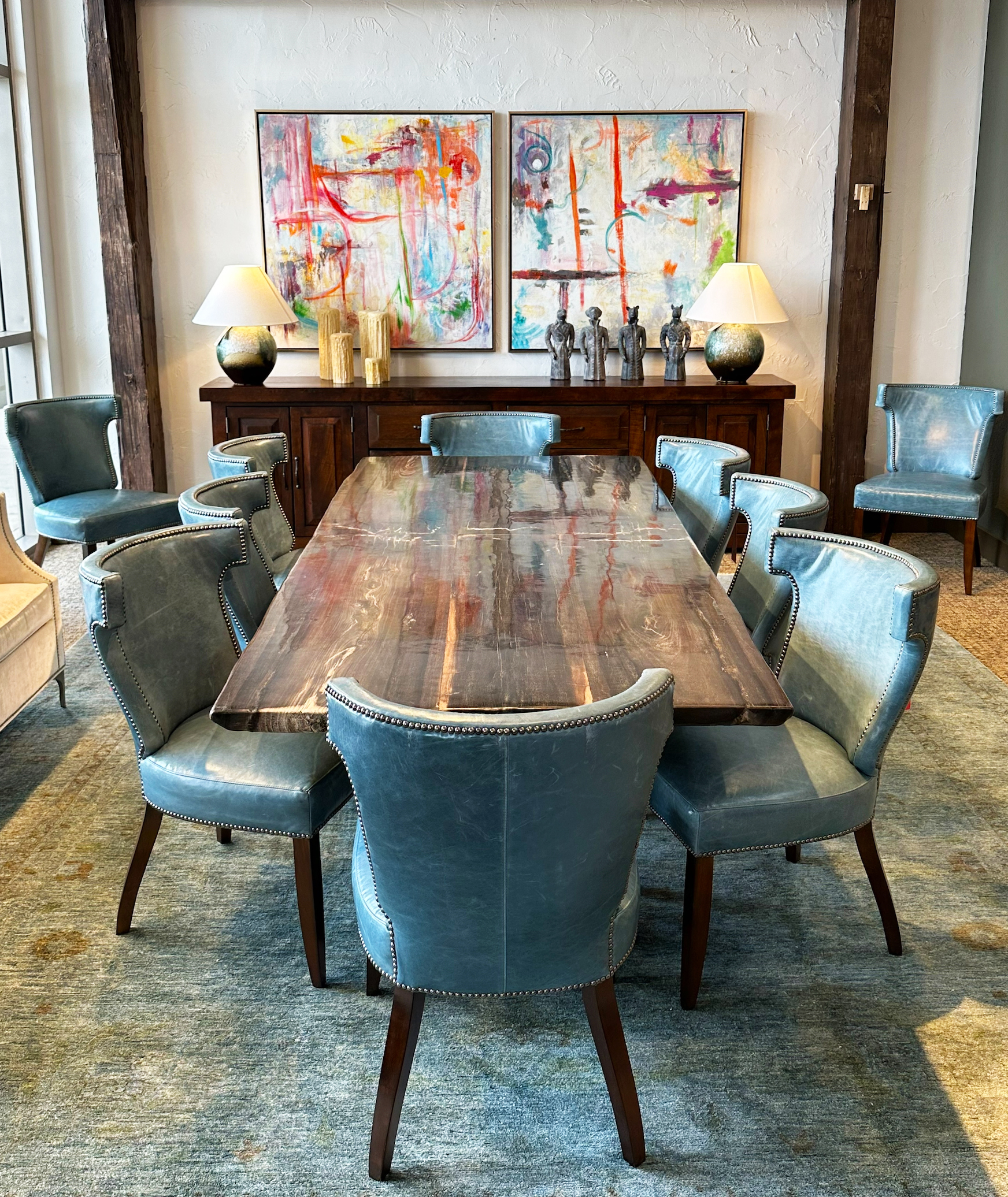 Western designed living room