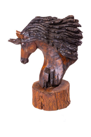 Chica Horse Head Sculpture
