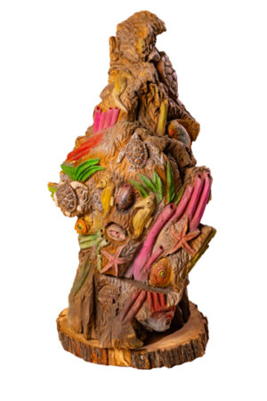 Sea Life Wood Sculpture