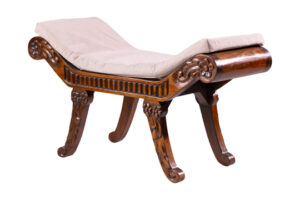 Roman Bench Carved Wood