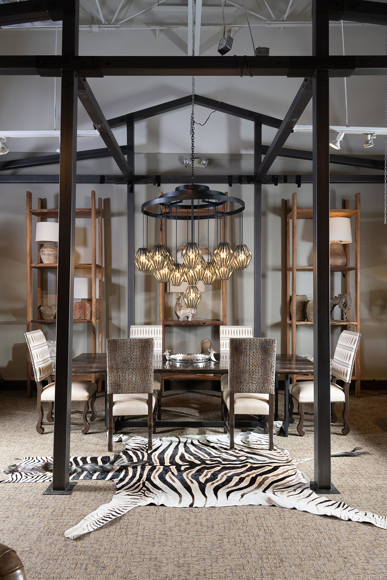 Western designed bed room