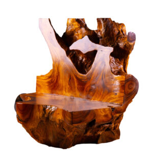 Carved Freeform Bench