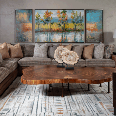 How to Use Organic Shapes to Soften a Room