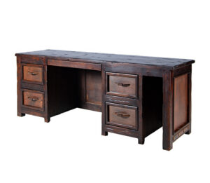 Black Bart Polished Copper Elk Desk