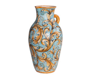 Colorful Flowery Vase