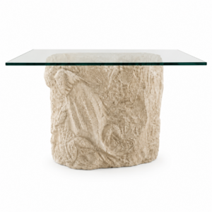 Horn Toad Carved Stone Dining Table