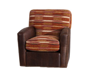 Gallio Rustic Swivel Chair