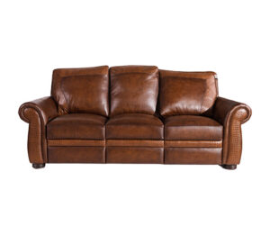 Newport Cognac Power Reclining Sofa