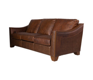 Alligator Cognac Power Reclining Sofa