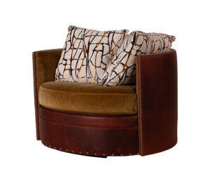 Maroon Swivel Chair