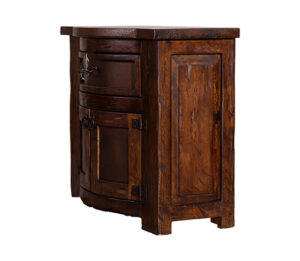 Dark Brown Copper Nightstand