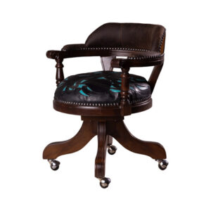 Tooled Leather HOH Game Chair