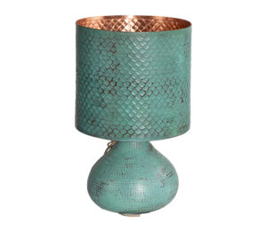 Verde Copper Onion Table Lamp