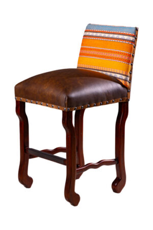 Red Rock Brindle Low Back Counter Stool