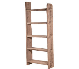 Teak Bookcase Display Shelf