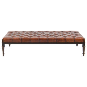 Mies Leather Ottoman Bench